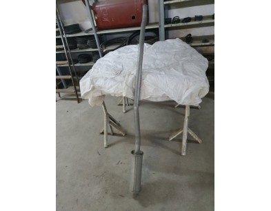 Marmitta Silenziatore centrale Fiat 131 1.3 - 1.6  74-78 - Central exhaust system Fiat 131 74-78