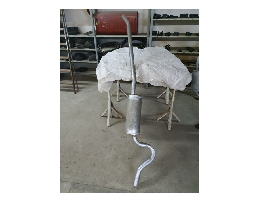 Marmitta Silenziatore Centrale Scarico Fiat 132 Diesel 2.0 - 2.5 - Central Exhaust System Fiat 132 Diesel