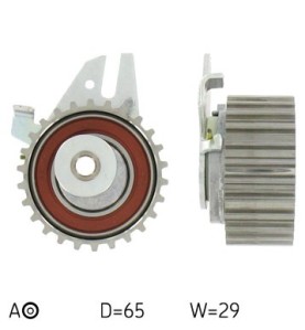 Rullo tenditore, Cinghia dentata