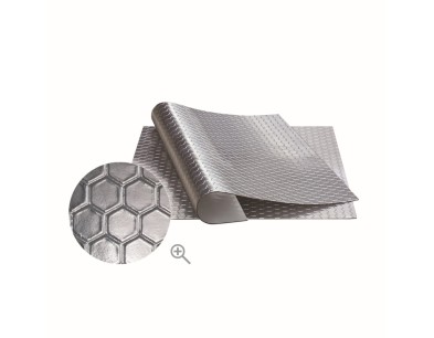 SAMOPRZYLEPNA MATA GUSZCA 50 X 50 CM Z ALUMINIUM / PLASTER MIODU / BOLL