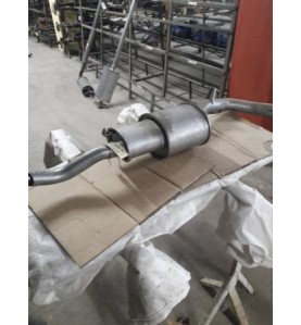 Marmitta Silenziatore scarico post Alfa Romeo ALFA 75 tutte tranne 2.5 e TD - oe 60528602 - Rear exhaust system ALFA 75