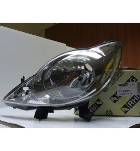 PRO0157S Faro Fanale sx H4 Peugeot 107 05-12 - Left Headlamp Peugeot 107 P107 05-12