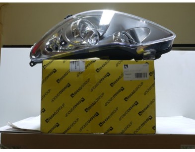PRO0149S Faro Fanale Proiettore sx H7 H1 Corpo cromato Opel Corsa D 06-11 - Left Headlamp Corda D 06-11