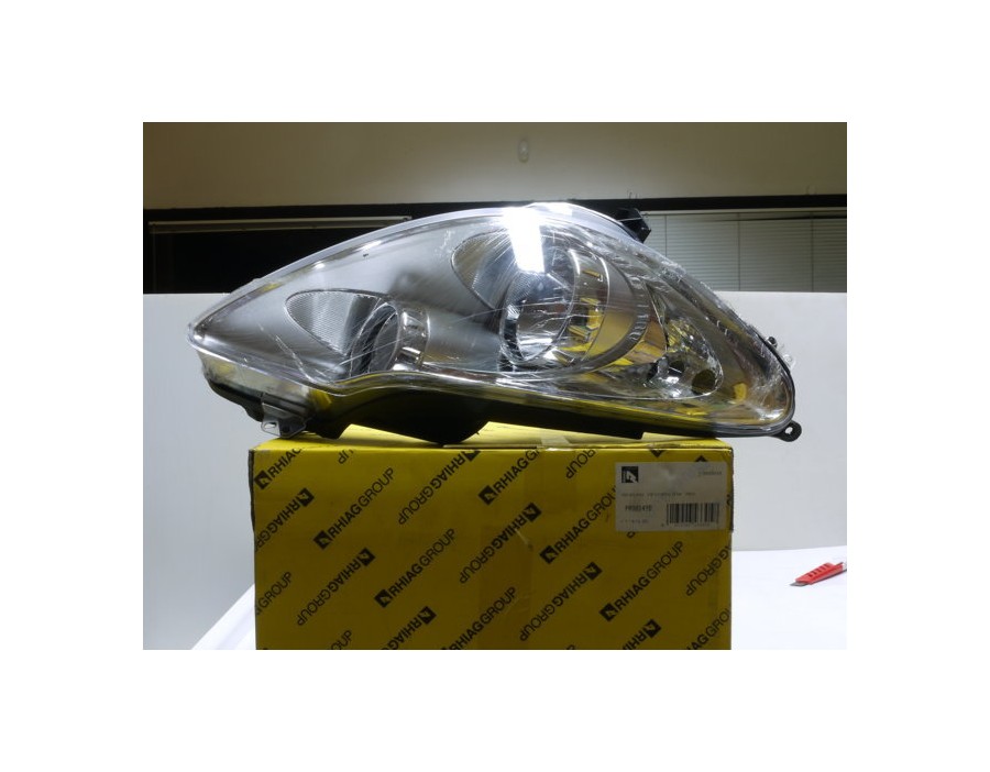 PRO0149D Faro Fanale Proiettore dx H7 H1 Corpo cromato Opel Corsa D 06-11 - Right Headlamp Corda D 06-11