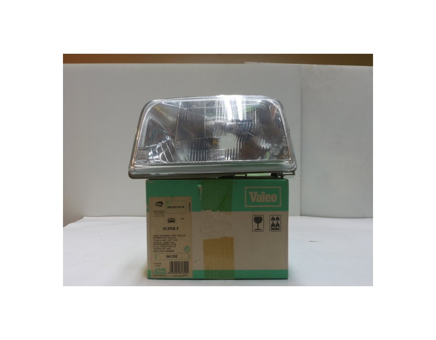 061302 Faro Fanale Proiettore sx Renault Super 5 87-96 - Valeo - Left headlamp Super 5 87-96 - Genuine Valeo