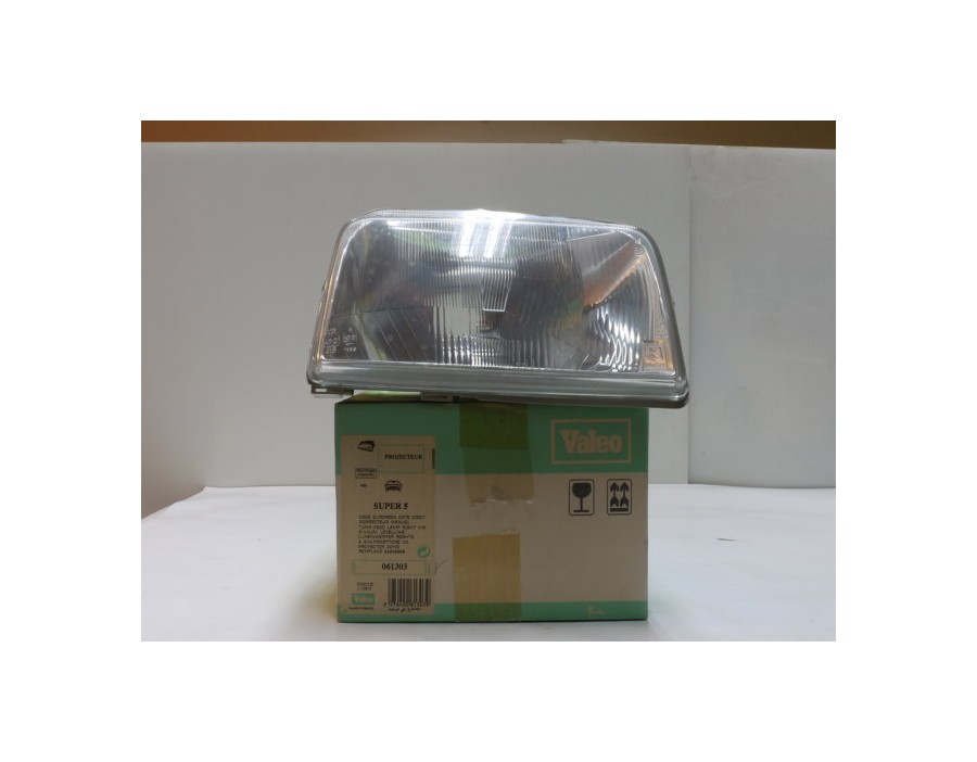061303 Faro Fanale Proiettore dx Renault Super 5 87-96 - Valeo - Right headlamp Super 5 87-96 - Genuine Valeo