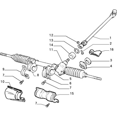 Scatola sterzo Meccanica FIAT Fiorino