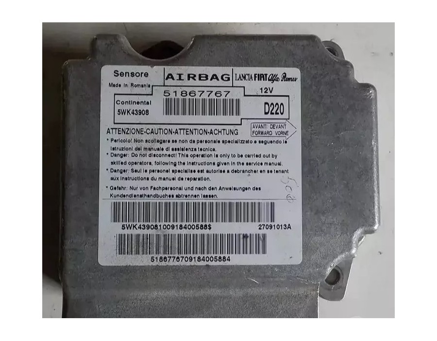 Centralina airbag Fiat 500 - Originale Fiat
