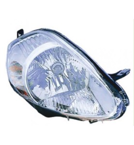 088902 Faro Fanale Proiettore dx H4 Cromato 7 pins Valeo Fiat Grande Punto 05 - Right headlight H4 Crome 7 pins Grande Punto 05