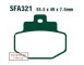 KIT RIPARAZIONE, PINZA FRENO_EBCSFA321