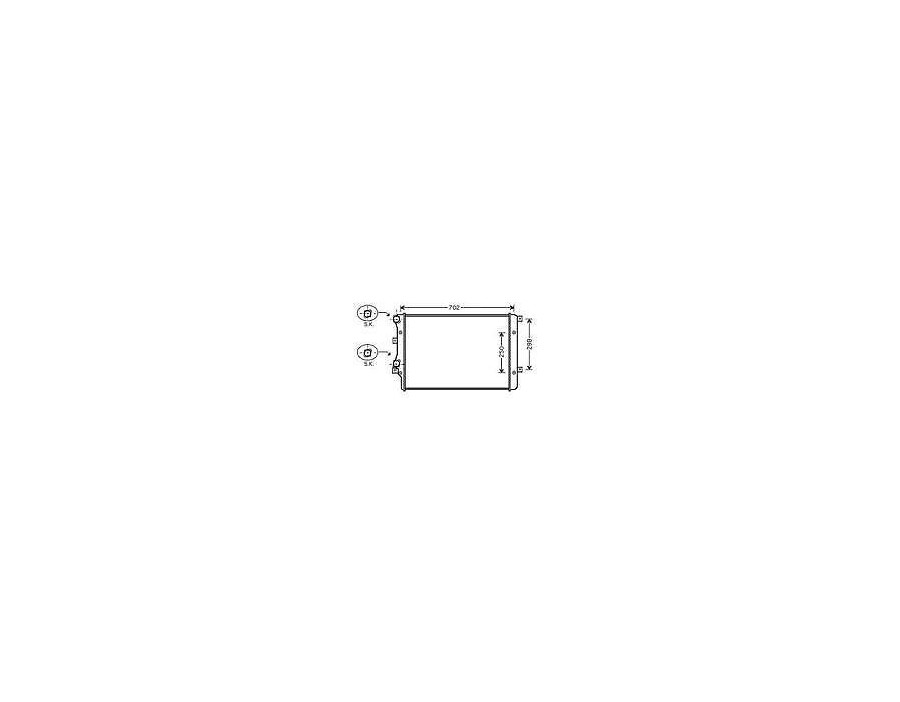 RADIATORE ACQUA AUDI 3 1,9 TDI