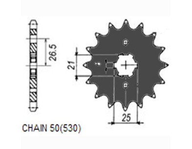 ZBATKA NAPDOWA PRZD MOTO. SUNSTAR